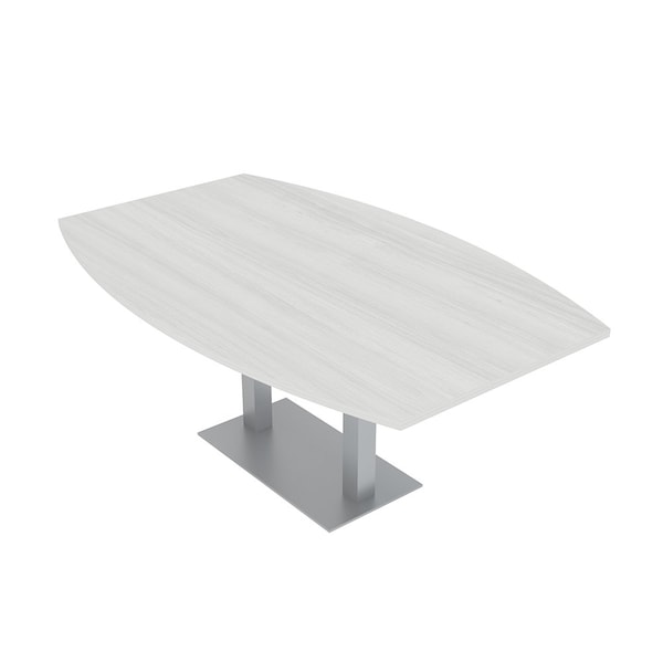45.25 in W, 84 in L, 29 in H, Engineered Wood Top, White